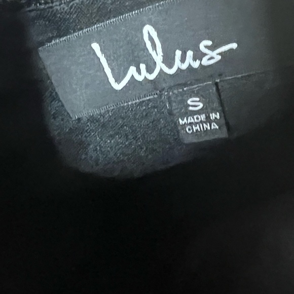 Lulus Black Sequin Bodycon Dress Size Small LBD Mini - Picture 5 of 9